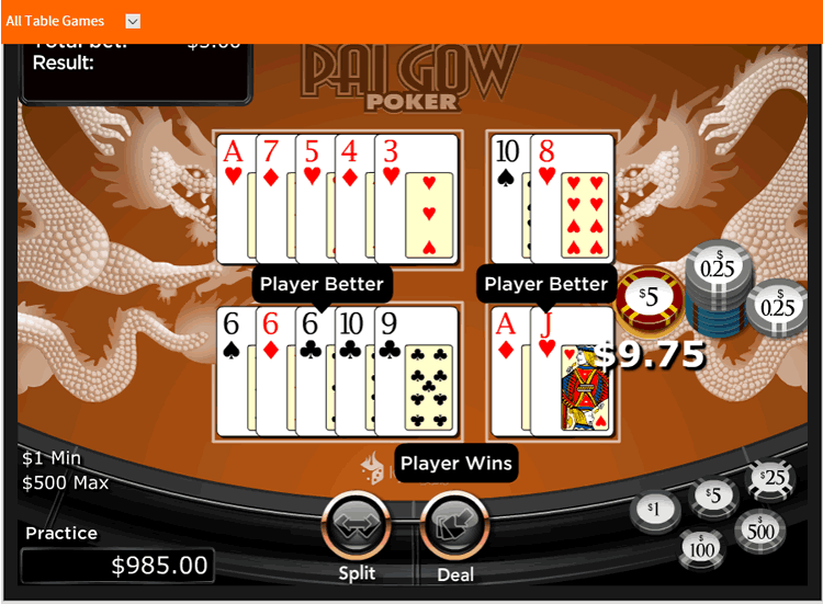 paigow poker strategies - 2