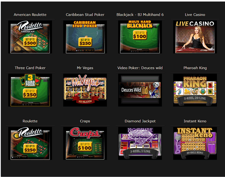 casino table games free