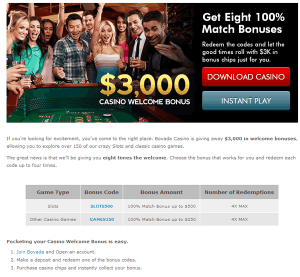 Bovada Casino - Legit Online Casino - Get Free Bonus Money