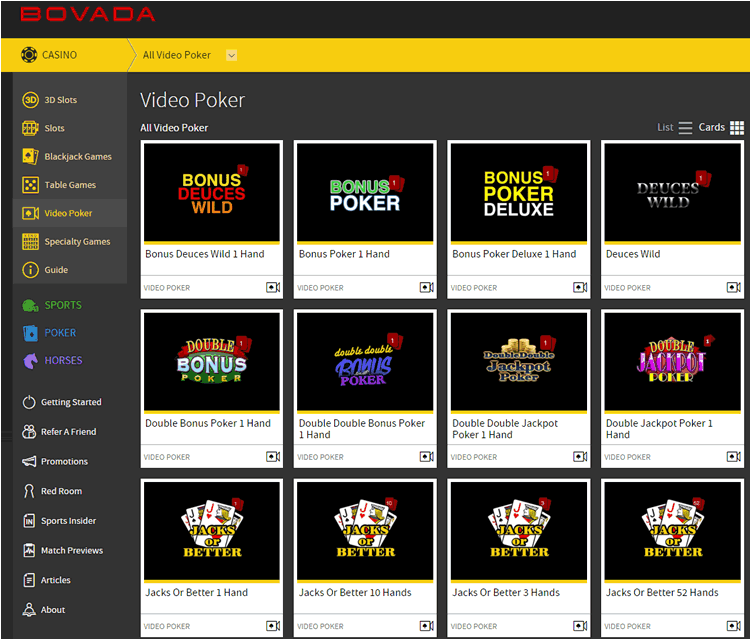 best casino games bovada reddit