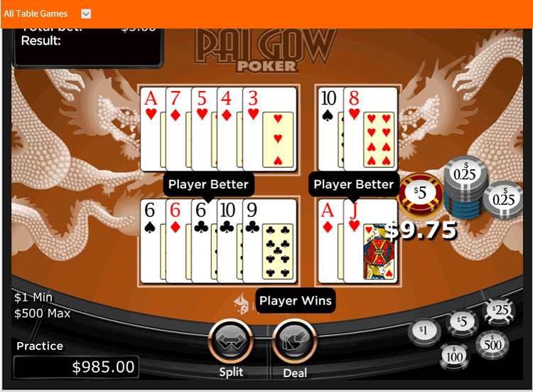 Pai gow game for fun