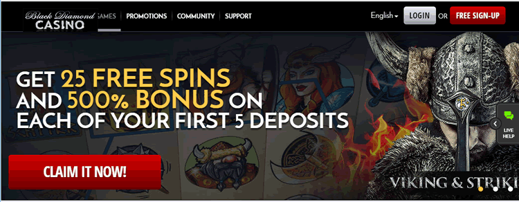 Black Diamond Casino Bonus