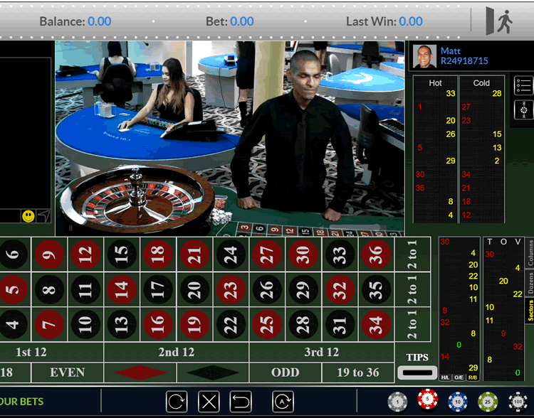 Live roulette - Also from Mybookie