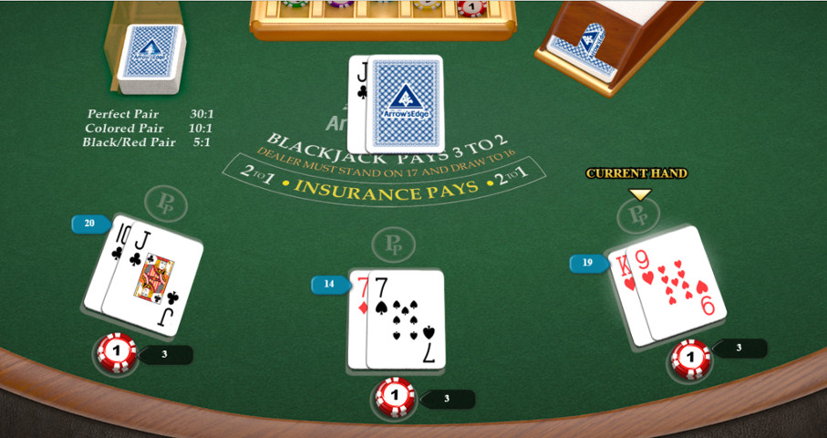 perfect pairs blackjack odds