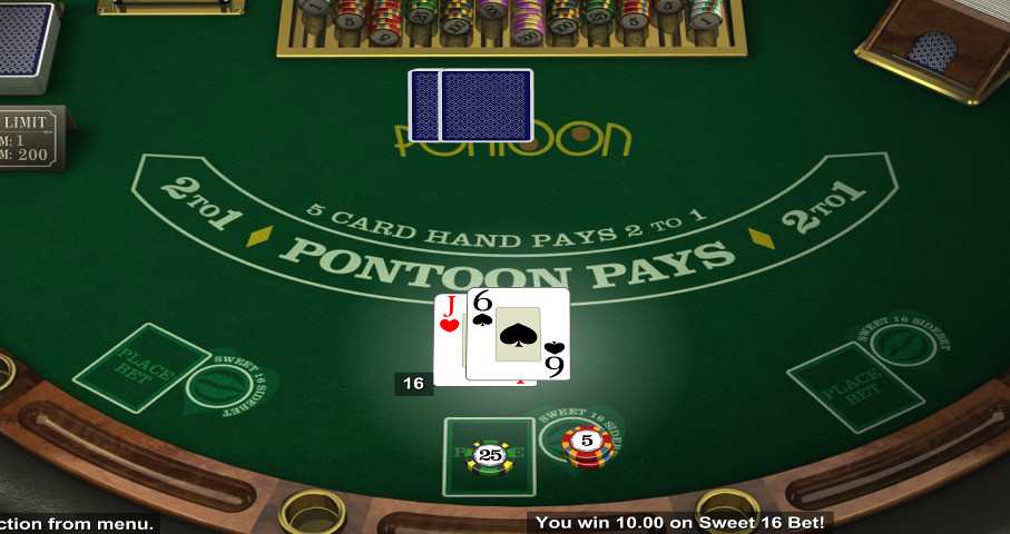 Your Pontoon Blackjack "How To" from GoodCasinos