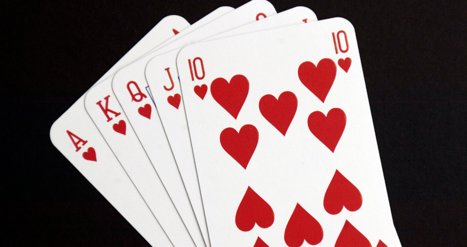 flush poker high card